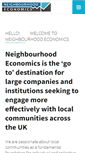 Mobile Screenshot of neighbourhood-economics.com